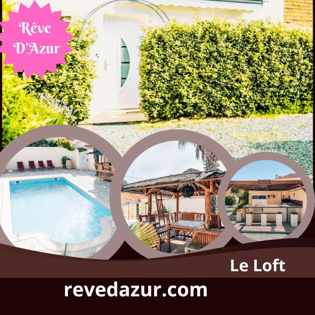 Reve D'Azur En Bord De Mer A La Nartelle Avec Piscine Dans La Residence, Terrasse, Bbq, 2 Chambres 2 Sdb Logement De 35M2 Draps Inclus Sainte-Maxime Dış mekan fotoğraf